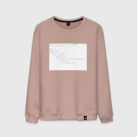 Мужской свитшот хлопок с принтом Код Создателя   для программиста в Тюмени, 100% хлопок |  | код | код создателя | мир | программист | с надписью | философская