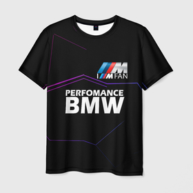 Мужская футболка 3D с принтом BMW фанат , 100% полиэфир | прямой крой, круглый вырез горловины, длина до линии бедер | bmw | bmw motorsport | автопром | автоспорт | бмв | бумер | бэха | фанат бмв