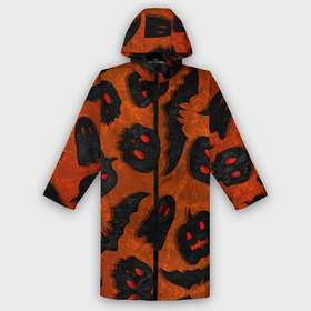 Дождевик унисекс 3D с принтом Halloween print в городе Новоалтайск,  |  | halloween | подарок на хэллоуин | страшный принт | тыква хэллоуин | ужастик | хэллоуин