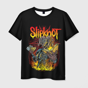 Мужская футболка 3D с принтом SLIPKNOT THE GRAY CHAPTER в Белгороде, 100% полиэфир | прямой крой, круглый вырез горловины, длина до линии бедер | chapter | fire | gray | hardcore | iowa | metal | music | punk | rock | slipknot | taylor | кори | метал | музыка | петля | рок | слипнот | тэйлор