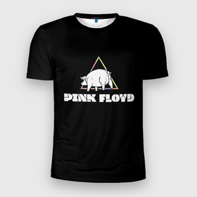 Мужская футболка 3D Slim с принтом PINK FLOYD PIG в Петрозаводске, 100% полиэстер с улучшенными характеристиками | приталенный силуэт, круглая горловина, широкие плечи, сужается к линии бедра | pig | pink floyd | артрок | группа | музыка | пинк флойд | поросенок | прогрессивный рок | протопрог | психоделический рок | рок | рок группа | свинья | спейсрок | эйсидрок | экспериментальный рок