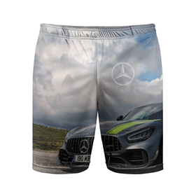 Мужские шорты спортивные с принтом Mercedes V8 Biturbo Racing Team AMG ,  |  | Тематика изображения на принте: car | germany | mercedes | motorsport | nature | power | prestige | racing | team | автомобиль | автоспорт | германия | гонка | мерседес | мощь | престиж | природа