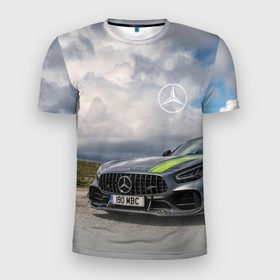 Мужская футболка 3D Slim с принтом Mercedes V8 Biturbo Racing Team AMG в Новосибирске, 100% полиэстер с улучшенными характеристиками | приталенный силуэт, круглая горловина, широкие плечи, сужается к линии бедра | Тематика изображения на принте: car | germany | mercedes | motorsport | nature | power | prestige | racing | team | автомобиль | автоспорт | германия | гонка | мерседес | мощь | престиж | природа