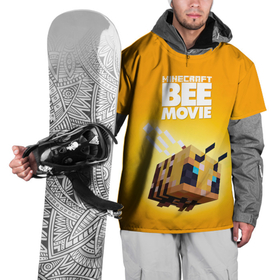 Накидка на куртку 3D с принтом BEE MOVIE Minecraft , 100% полиэстер |  | Тематика изображения на принте: bee | craft | mine | minecraft | блоки | добывать | желтая | компьютерная игра | крафт | кубики | майн | майнкрафт | манкрафт | пчела | пчелка | ремесло | скин | улей | шахта