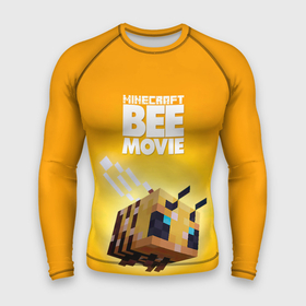 Мужской рашгард 3D с принтом BEE MOVIE Minecraft в Курске,  |  | bee | craft | mine | minecraft | блоки | добывать | желтая | компьютерная игра | крафт | кубики | майн | майнкрафт | манкрафт | пчела | пчелка | ремесло | скин | улей | шахта