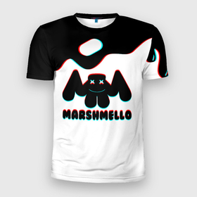 Мужская футболка 3D Slim с принтом MARSHMELLO MELT: МАРШМЕЛЛО в Белгороде, 100% полиэстер с улучшенными характеристиками | приталенный силуэт, круглая горловина, широкие плечи, сужается к линии бедра | america | dj | halloween | marshmello | marshmello halloween | usa | америка | маршмелло | маршмелло хеллоуин | хеллоуин