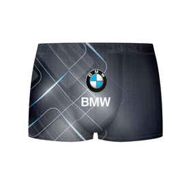 Мужские трусы 3D с принтом [BMW] Logo , 50% хлопок, 50% полиэстер | классическая посадка, на поясе мягкая тканевая резинка | Тематика изображения на принте: bmw | bmw performance | m | motorsport | performance | бмв | моторспорт