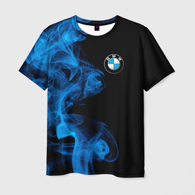 Мужская футболка 3D с принтом [BMW] Дым в Белгороде, 100% полиэфир | прямой крой, круглый вырез горловины, длина до линии бедер | bmw | bmw performance | m | motorsport | performance | бмв | моторспорт