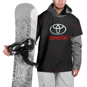 Накидка на куртку 3D с принтом [Toyota] Тонкие линии неона , 100% полиэстер |  | auto | sport | toyota | авто | автомобиль | бренд | спорт | тойота