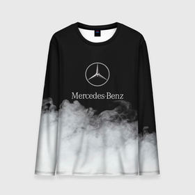 Мужской лонгслив 3D с принтом [Mercedes-Benz] Облака в Новосибирске, 100% полиэстер | длинные рукава, круглый вырез горловины, полуприлегающий силуэт | amg | mercedes | mercedesamg gt | sport | амг | мерседес | мерседесбенц амг | спорт