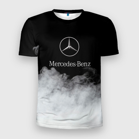 Мужская футболка 3D спортивная с принтом [Mercedes-Benz] Облака в Белгороде, 100% полиэстер с улучшенными характеристиками | приталенный силуэт, круглая горловина, широкие плечи, сужается к линии бедра | amg | mercedes | mercedesamg gt | sport | амг | мерседес | мерседесбенц амг | спорт