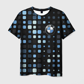 Мужская футболка 3D с принтом Бэха   боевая машина , 100% полиэфир | прямой крой, круглый вырез горловины, длина до линии бедер | bmw | car | germany | pattern | prestige | бмв | германия | престиж | тачка | точило | узор