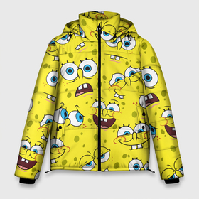 Мужская зимняя куртка 3D с принтом Губка Боб   SpongeBob pattern в Курске, верх — 100% полиэстер; подкладка — 100% полиэстер; утеплитель — 100% полиэстер | длина ниже бедра, свободный силуэт Оверсайз. Есть воротник-стойка, отстегивающийся капюшон и ветрозащитная планка. 

Боковые карманы с листочкой на кнопках и внутренний карман на молнии. | sponge bob | spongebob | губка боб | квадратные штаны | сквэр пэнтс | спанч боб