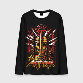 Мужской лонгслив 3D с принтом Anthrax   For All Kings в Белгороде, 100% полиэстер | длинные рукава, круглый вырез горловины, полуприлегающий силуэт | anthrax | for all kings | антракс | грувметал | группы | метал | музыка | рок | трэшметал