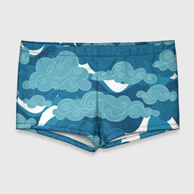 Мужские купальные плавки 3D с принтом Облака Греции в Екатеринбурге, Полиэстер 85%, Спандекс 15% |  | арт | греция | небо | облака | облако | природа | рисунок | синий