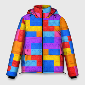 Мужская зимняя куртка 3D с принтом Лего го в Петрозаводске, верх — 100% полиэстер; подкладка — 100% полиэстер; утеплитель — 100% полиэстер | длина ниже бедра, свободный силуэт Оверсайз. Есть воротник-стойка, отстегивающийся капюшон и ветрозащитная планка. 

Боковые карманы с листочкой на кнопках и внутренний карман на молнии. | lego | говоловоломка | детали | игра | конструктор | лего