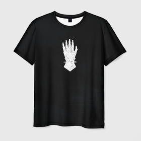 Мужская футболка 3D с принтом Железные руки (цвета легиона) в Тюмени, 100% полиэфир | прямой крой, круглый вырез горловины, длина до линии бедер | astartes | ferrus manus | iron hands | space marine | waha | warhammer | астартес | вархаммер | ваха | железные руки | феррус манус