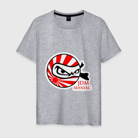 Мужская футболка хлопок с принтом JDM maniac в Кировске, 100% хлопок | прямой крой, круглый вырез горловины, длина до линии бедер, слегка спущенное плечо. | drift | japan | jdm | racing | supra | toyota