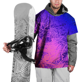 Накидка на куртку 3D с принтом Абстрактный пурпурно синий в Белгороде, 100% полиэстер |  | Тематика изображения на принте: абстрактный | волны | молодежный | морская пена | мраморный | розовый | синий | современный | фиолетовый