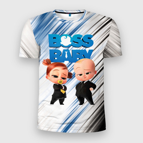 Мужская футболка 3D Slim с принтом Босс Молокосос   Boss Baby в Белгороде, 100% полиэстер с улучшенными характеристиками | приталенный силуэт, круглая горловина, широкие плечи, сужается к линии бедра | baby | big boss | big boss baby | boss baby | cartoon | children | kids | the boss baby | большой босс | босс молокосос | детские | малыш | молокосос | мультик | ребенок
