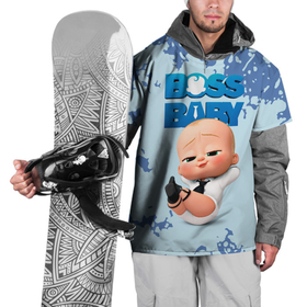 Накидка на куртку 3D с принтом Boss Baby   Босс Молокосос в Новосибирске, 100% полиэстер |  | baby | big boss | big boss baby | boss baby | cartoon | children | kids | the boss baby | большой босс | босс молокосос | детские | малыш | молокосос | мультик | ребенок