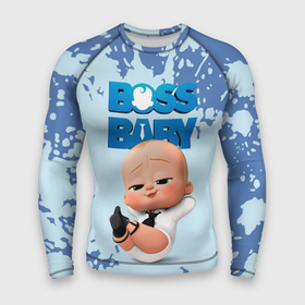 Мужской рашгард 3D с принтом Boss Baby  Босс Молокосос в Екатеринбурге,  |  | baby | big boss | big boss baby | boss baby | cartoon | children | kids | the boss baby | большой босс | босс молокосос | детские | малыш | молокосос | мультик | ребенок