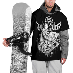 Накидка на куртку 3D с принтом Thy Art Is Murder   Hate в Белгороде, 100% полиэстер |  | death metal | deathcore | hate | human target | thy art is murder | группы | дэткор | метал | музыка | рок