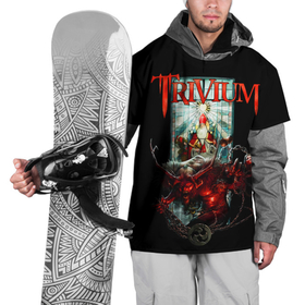 Накидка на куртку 3D с принтом Trivium    Endless Night в Петрозаводске, 100% полиэстер |  | trivium | грув метал | группы | метал | музыка | рок | тривиум | трэш метал | хеви метал