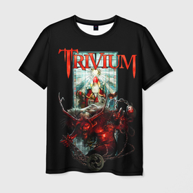Мужская футболка 3D с принтом Trivium    Endless Night в Белгороде, 100% полиэфир | прямой крой, круглый вырез горловины, длина до линии бедер | Тематика изображения на принте: trivium | грув метал | группы | метал | музыка | рок | тривиум | трэш метал | хеви метал
