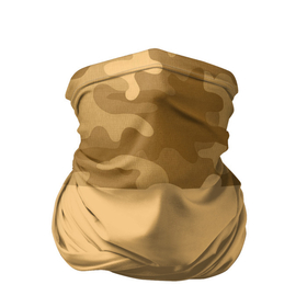 Бандана-труба 3D с принтом Песочный в Рязани, 100% полиэстер, ткань с особыми свойствами — Activecool | плотность 150‒180 г/м2; хорошо тянется, но сохраняет форму | желтый | камуфляж | песочный | пестрое | яркий