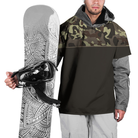 Накидка на куртку 3D с принтом Камуфляж 3.0 в Кировске, 100% полиэстер |  | военное | зеленое | камуфляж | пестрый | яркий