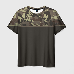 Мужская футболка 3D с принтом Камуфляж 3.0 , 100% полиэфир | прямой крой, круглый вырез горловины, длина до линии бедер | военное | зеленое | камуфляж | пестрый | яркий