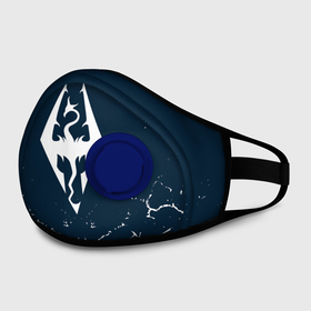 Маска из неопрена с принтом THE ELDER SCROLLS SKYRIM ЭМБЛЕМА ДРАКОНА в городе Новоалтайск, неопрен 100% | Форма огибающая нос. Резинки для ушей с дополнительной резинкой на затылке. Клапан для выдоха для активного дыхания при занятиях спортом. Эластичный материал маски и окантовки для лучшего растяжения и прилегания маски.  | dovahkiin | dragon | dragonborn | fus ro dah | oblivion | rpg | skyrim | tes | tes 5 | tes skyrim | tes v | the elder scrolls | the elder scrolls skyrim | we know | докавин | дракон | мы знаем | обливион | рпг | скайрим | фус ро дах