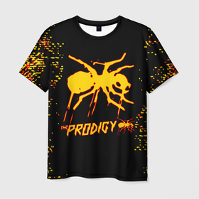 Мужская футболка 3D с принтом The Prodigy | логотип в Екатеринбурге, 100% полиэфир | прямой крой, круглый вырез горловины, длина до линии бедер | prodigy | the prodigy | дарование | музыка | чудо