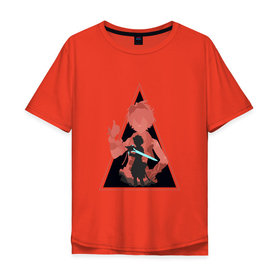 Мужская футболка хлопок Oversize с принтом Genshin Impact BennettБеннет в Санкт-Петербурге, 100% хлопок | свободный крой, круглый ворот, “спинка” длиннее передней части | bennett | genshin | impact | pyro | беннет | влияние | геншин | импакт | пиро