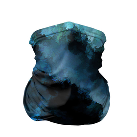 Бандана-труба 3D с принтом Взрыв на глубине в Новосибирске, 100% полиэстер, ткань с особыми свойствами — Activecool | плотность 150‒180 г/м2; хорошо тянется, но сохраняет форму | акварель | арт | взрыв | вода | краски | мазки | мазки красок | рисунок | рисунок акварелью | рисунок красками | темнота | чёрный