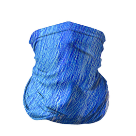 Бандана-труба 3D с принтом Крупные мазки в Екатеринбурге, 100% полиэстер, ткань с особыми свойствами — Activecool | плотность 150‒180 г/м2; хорошо тянется, но сохраняет форму | акварель | арт | белый | краски | мазки | мазки красок | рисунок | рисунок акварелью | рисунок красками | синий