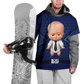 Накидка на куртку 3D с принтом Стильный босс молокосос в Новосибирске, 100% полиэстер |  | baby | boss | boss baby | босс | босс молокосос | маленький босс | малыш | мальчик | молокосос | ребенок