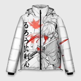 Мужская зимняя куртка 3D с принтом Rurouni Kenshin   Бродяга Кэнсин в Новосибирске, верх — 100% полиэстер; подкладка — 100% полиэстер; утеплитель — 100% полиэстер | длина ниже бедра, свободный силуэт Оверсайз. Есть воротник-стойка, отстегивающийся капюшон и ветрозащитная планка. 

Боковые карманы с листочкой на кнопках и внутренний карман на молнии. | rk | ruroken | rurouni kenshin | samurai x | аниме | бродяга кэнсин | манга | самурай икс | химура