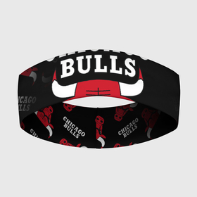 Повязка на голову 3D с принтом ЧИКАГО БУЛЛС БЫКИ   CHICAGO BULLS ,  |  | 23 | bulls | chicago bulls | jordan | logo | michael jordan | nba | paris saint germain | psg | red | sport | быки | джордан | лого | майкл джордан | псж | спорт | чикаго буллс