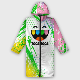 Дождевик унисекс 3D с принтом Toca Boca: Улыбашка. в городе Новоалтайск,  |  | toca boca | toca life world | игра | тока бока | тока бока лайф | туса воса