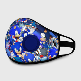Маска из неопрена с принтом SONIC СИНИЙ ЁЖ СОНИК в городе Новоалтайск, неопрен 100% | Форма огибающая нос. Резинки для ушей с дополнительной резинкой на затылке. Клапан для выдоха для активного дыхания при занятиях спортом. Эластичный материал маски и окантовки для лучшего растяжения и прилегания маски.  | animal | games | hedgehog | sega | sonic | speed | speed sonic | быстрый ёж | ёж | ёжик | игры | персонаж | сега | синий ёж | скорость | соник