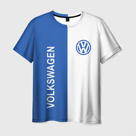 Мужская футболка 3D с принтом Volkswagen,  ФОЛЬКСВАГЕН в Кировске, 100% полиэфир | прямой крой, круглый вырез горловины, длина до линии бедер | auto | sport | volkswagen | авто | автомобили | автомобиль | автомобильные | бренд | внедорожники | вольцваген | легковые | марка | спорт | фольксваген | фольц | фольцваген