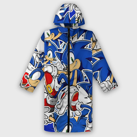 Дождевик унисекс 3D с принтом SONIC ПАТТЕРН    СОНИК в городе Новоалтайск,  |  | animal | games | hedgehog | sega | sonic | speed | speed sonic | быстрый ёж | ёж | ёжик | игры | персонаж | сега | синий ёж | скорость | соник