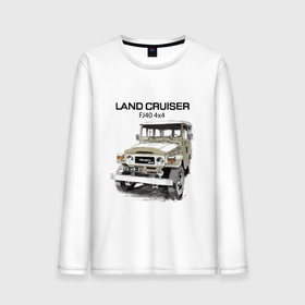 Мужской лонгслив хлопок с принтом Toyota Land Cruiser FJ 40 4X4 sketch в Курске, 100% хлопок |  | car | japan | land cruiser | off road | power | sketch | toyota | автомобиль | внедорожник | мощь | тойота | эскиз