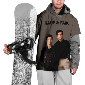 Накидка на куртку 3D с принтом Rauf  Faik   Рауф и Фаик в Курске, 100% полиэстер |  | Тематика изображения на принте: rauf  faik | rauf and faik | rauffaik | поп музыка | попса | рауф | рауф и фаик | рауф мирзаев | фаик | фаик мирзаев