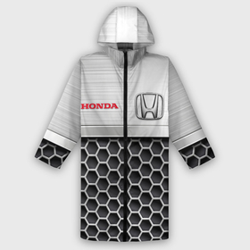 Дождевик унисекс 3D с принтом HONDA | Стальная решетка в городе Новоалтайск,  |  | honda | honda accord | honda civic | honda cr v | honda moto | honda motor | honda motors | ж | железная решетка | красный логотип | логотип красный | сталь | стальная решетка | стальные соты | хонда | хонда аккорд