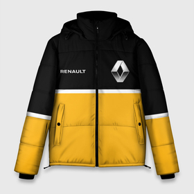 Мужская зимняя куртка 3D с принтом Renault | Два цвета в Тюмени, верх — 100% полиэстер; подкладка — 100% полиэстер; утеплитель — 100% полиэстер | длина ниже бедра, свободный силуэт Оверсайз. Есть воротник-стойка, отстегивающийся капюшон и ветрозащитная планка. 

Боковые карманы с листочкой на кнопках и внутренний карман на молнии. | Тематика изображения на принте: duster | renault | renault clio | renault duster | renault logan | renault logo | renault sport | renault twizy | renault два цвета | reno | дастер | два цвета | рено | рено дастер | рено два цвета | рено клио | рено логан | рено лого | рено логотип | рен