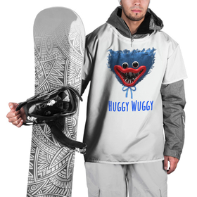 Накидка на куртку 3D с принтом Хагги Вагги | Huggy Wuggy в Кировске, 100% полиэстер |  | huggy | huggy wuggy | huggywuggy | хагги | хагги вагги
