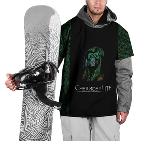 Накидка на куртку 3D с принтом Чернобыльский сталкер в Санкт-Петербурге, 100% полиэстер |  | Тематика изображения на принте: мутанты | припять | радиация | сталкер | чернобылайт | чернобыль